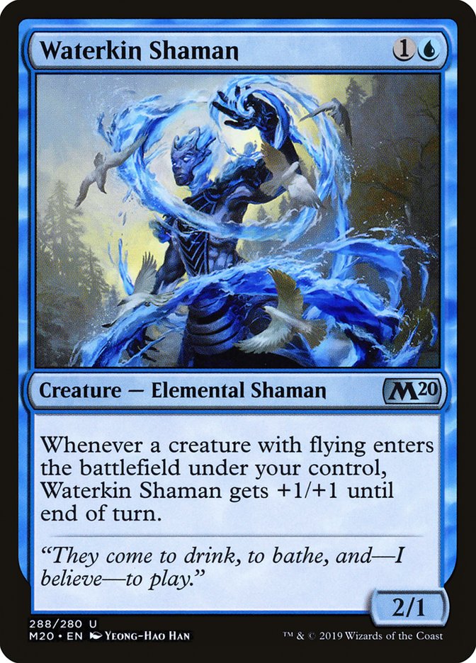 Waterkin Shaman [Core Set 2020] | Eastridge Sports Cards & Games