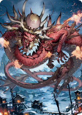 Atsushi, the Blazing Sky 2 Art Card [Kamigawa: Neon Dynasty Art Series] | Eastridge Sports Cards & Games