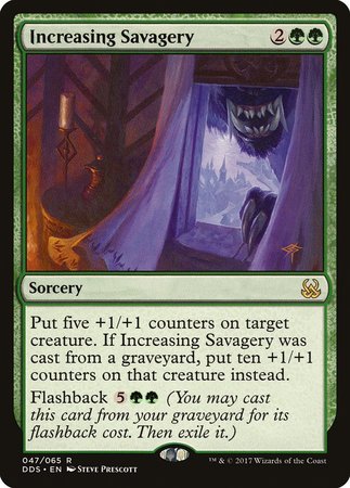 Increasing Savagery [Duel Decks: Mind vs. Might] | Eastridge Sports Cards & Games