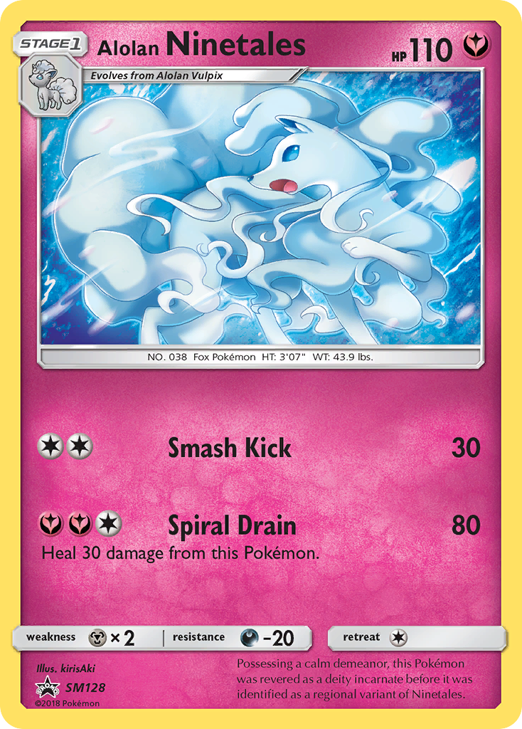 Alolan Ninetales (SM128) [Sun & Moon: Black Star Promos] | Eastridge Sports Cards & Games