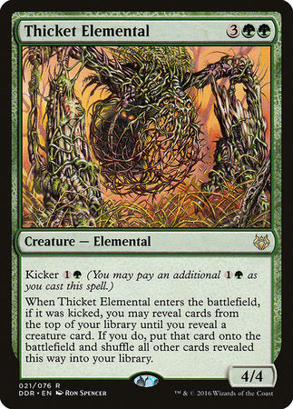 Thicket Elemental [Duel Decks: Nissa vs. Ob Nixilis] | Eastridge Sports Cards & Games