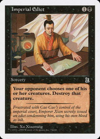 Imperial Edict [Portal Three Kingdoms] | Eastridge Sports Cards & Games