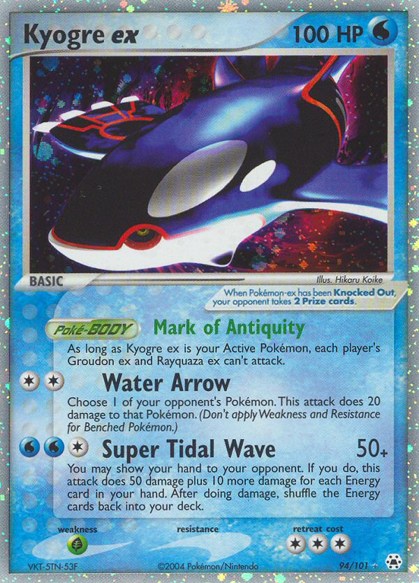 Kyogre ex (94/101) [EX: Hidden Legends] | Eastridge Sports Cards & Games