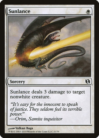 Sunlance [Duel Decks: Elspeth vs. Tezzeret] | Eastridge Sports Cards & Games