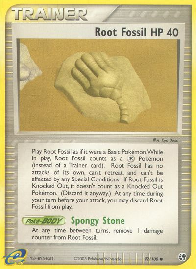 Root Fossil (92/100) [EX: Sandstorm] | Eastridge Sports Cards & Games