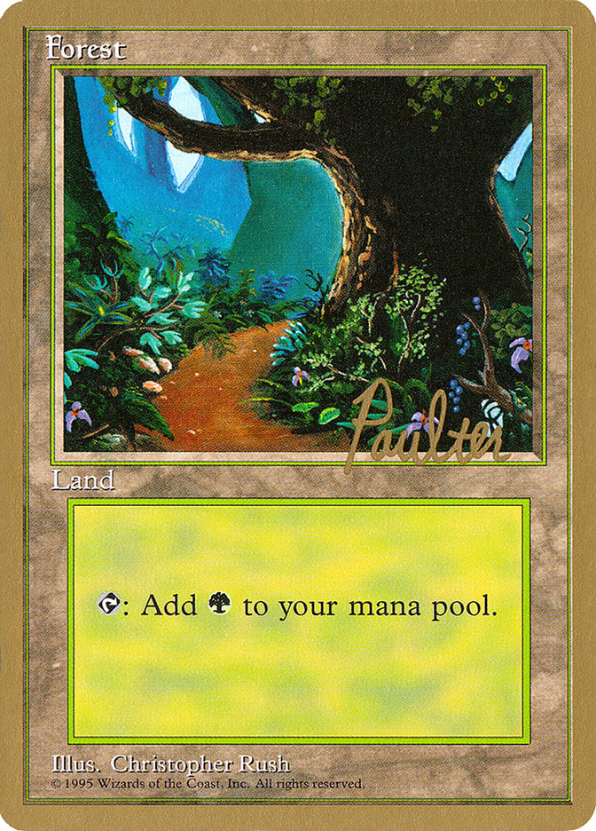 Forest (pp376) (Preston Poulter) [Pro Tour Collector Set] | Eastridge Sports Cards & Games