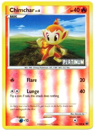 Chimchar (56/100) [Burger King Promos: 2009 Collection] | Eastridge Sports Cards & Games