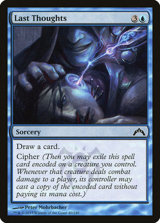 Last Thoughts [Gatecrash] | Eastridge Sports Cards & Games
