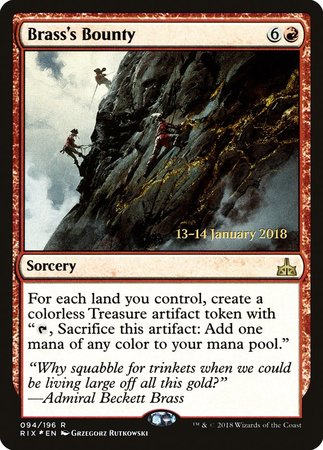 Brass's Bounty [Rivals of Ixalan Promos] | Eastridge Sports Cards & Games