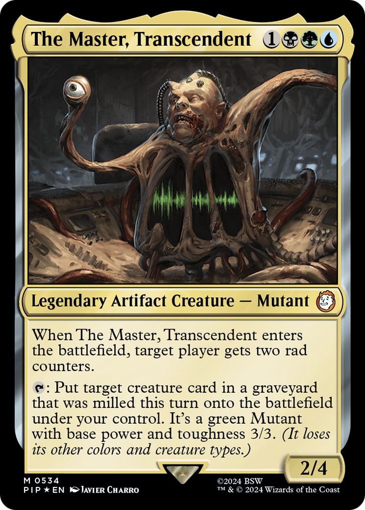 The Master, Transcendent (Surge Foil) [Fallout] | Eastridge Sports Cards & Games