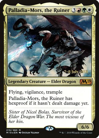 Palladia-Mors, the Ruiner [Core Set 2019 Promos] | Eastridge Sports Cards & Games