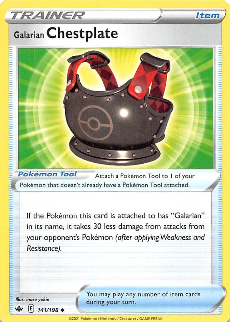 Galarian Chestplate (141/198) [Sword & Shield: Chilling Reign] | Eastridge Sports Cards & Games