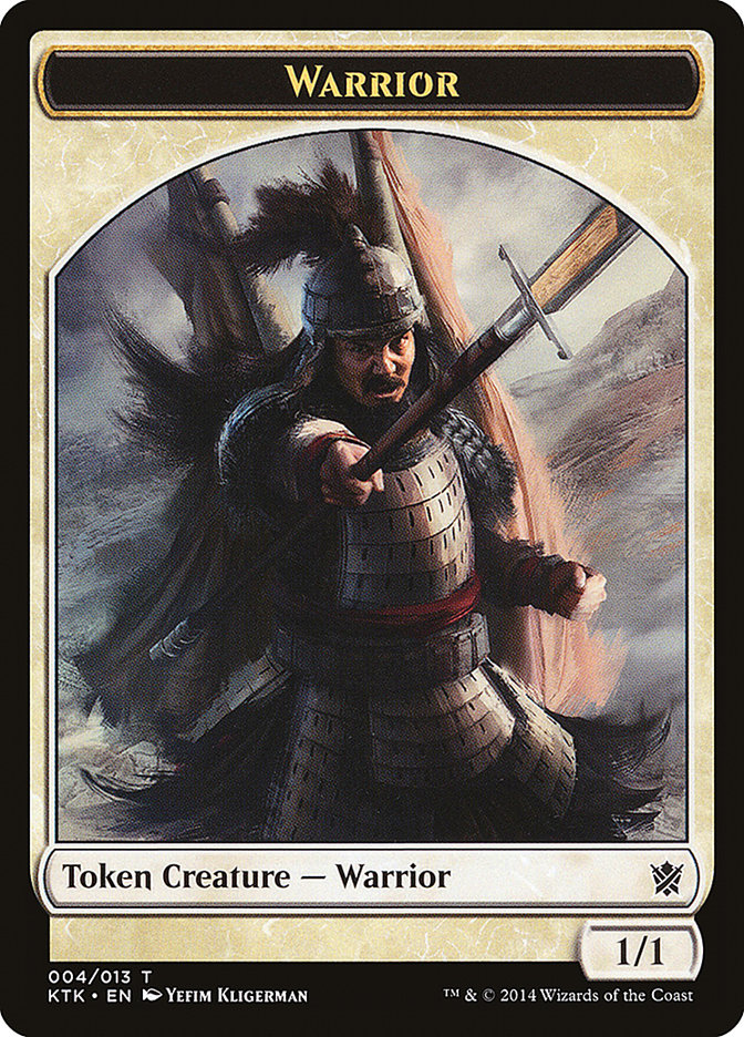 Warrior (004/013) [Khans of Tarkir Tokens] | Eastridge Sports Cards & Games