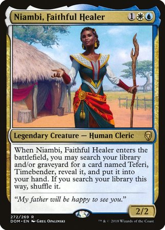 Niambi, Faithful Healer [Dominaria] | Eastridge Sports Cards & Games