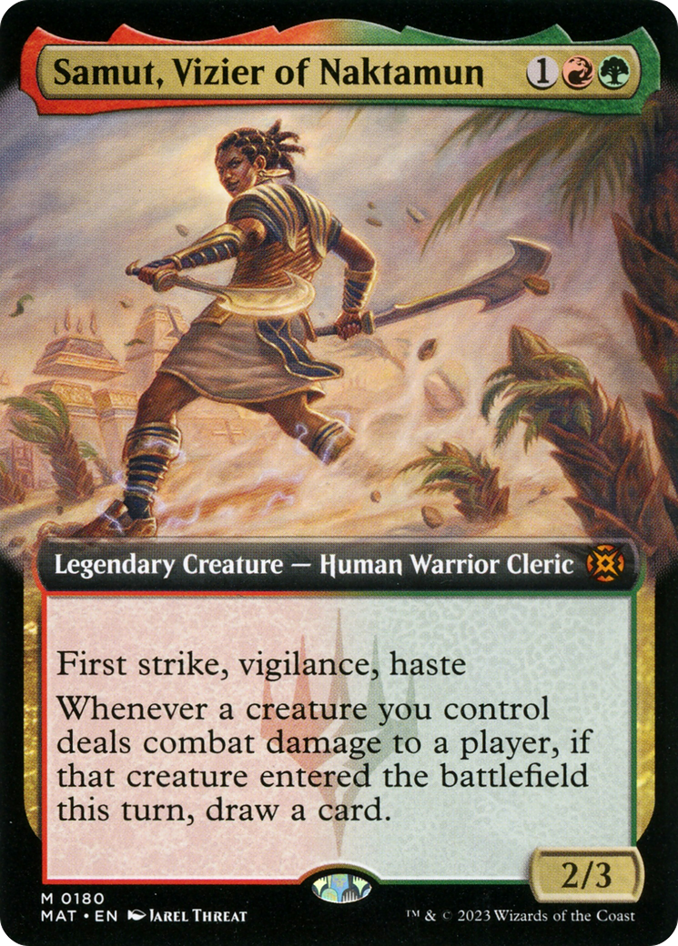 Samut, Vizier of Naktamun (Extended Art) [March of the Machine: The Aftermath] | Eastridge Sports Cards & Games