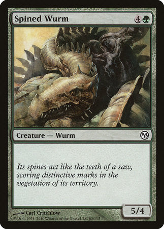 Spined Wurm [Duels of the Planeswalkers] | Eastridge Sports Cards & Games