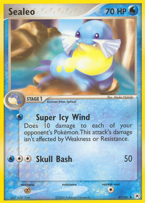 Sealeo (47/101) [EX: Hidden Legends] | Eastridge Sports Cards & Games