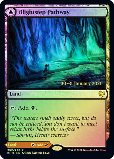 Blightstep Pathway // Searstep Pathway  [Kaldheim Prerelease Promos] | Eastridge Sports Cards & Games