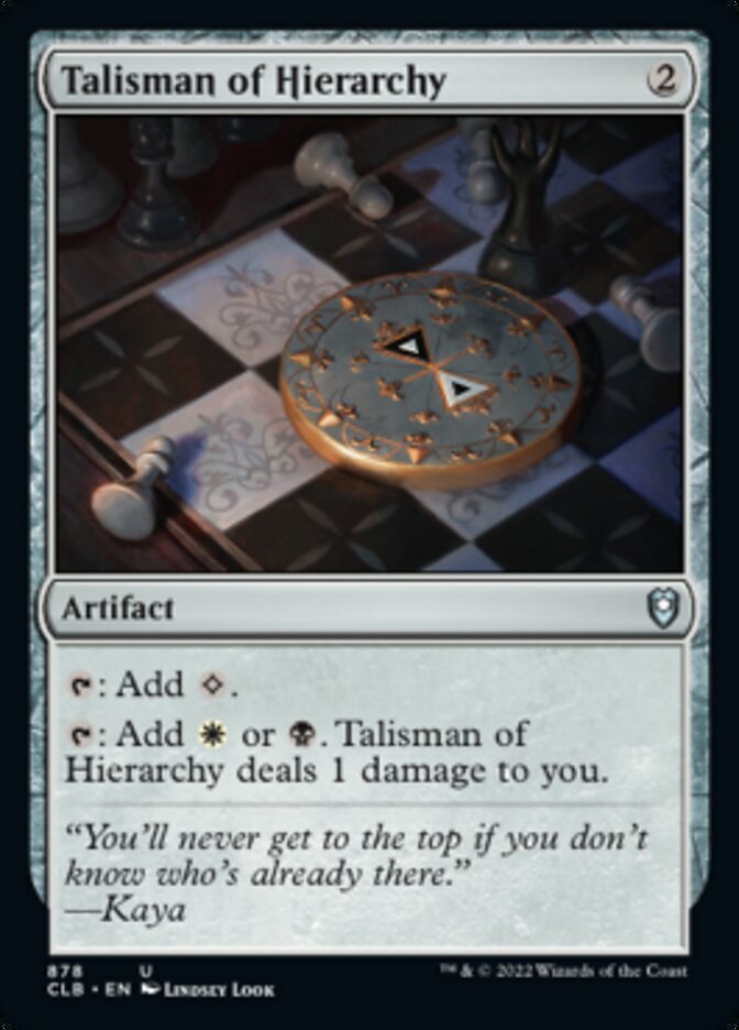 Talisman of Hierarchy [Commander Legends: Battle for Baldur's Gate] | Eastridge Sports Cards & Games