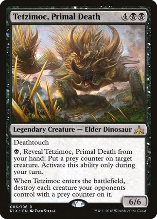 Tetzimoc, Primal Death [Rivals of Ixalan] | Eastridge Sports Cards & Games