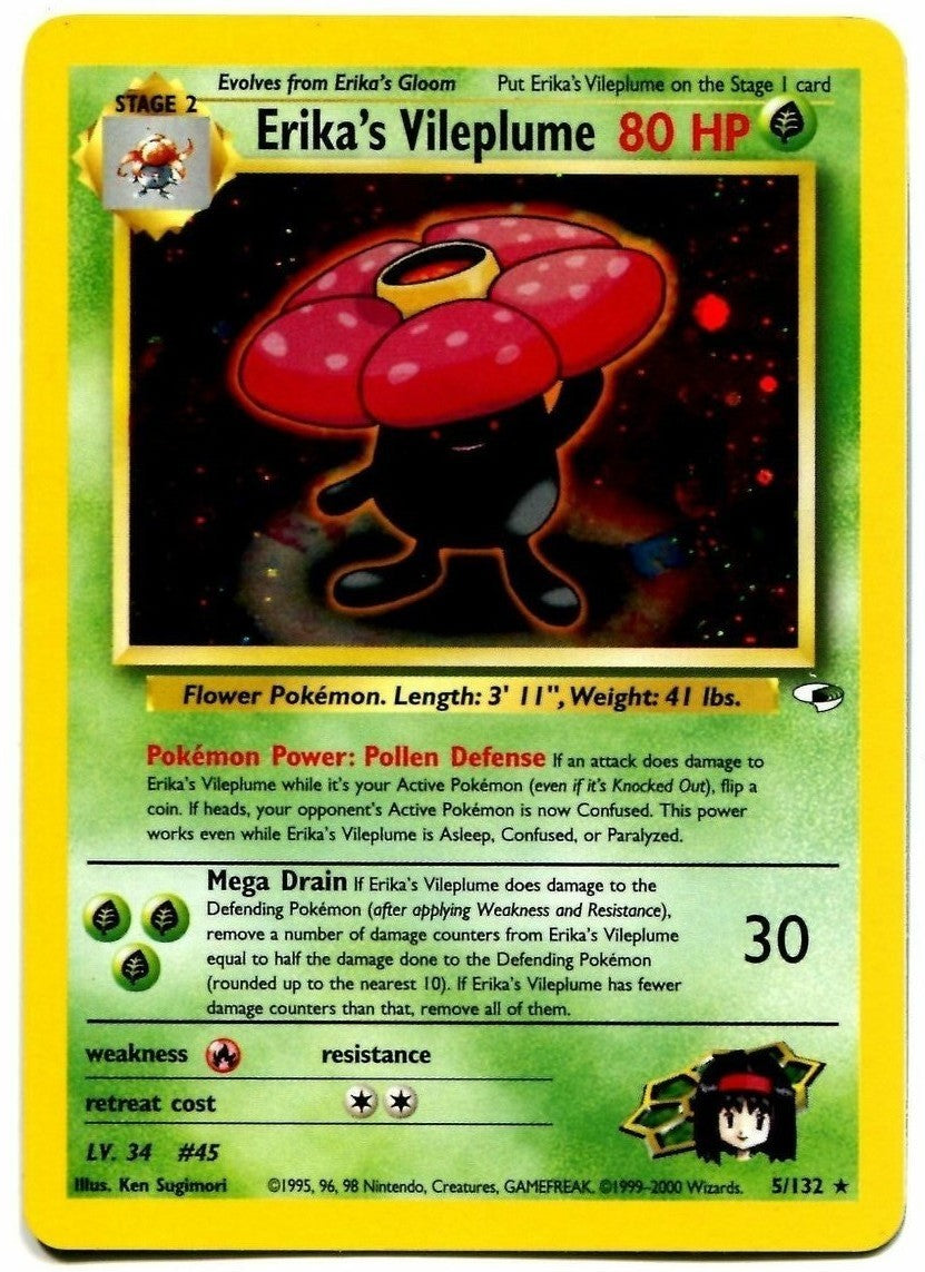 Erika's Vileplume (5/132) [Gym Heroes Unlimited] | Eastridge Sports Cards & Games