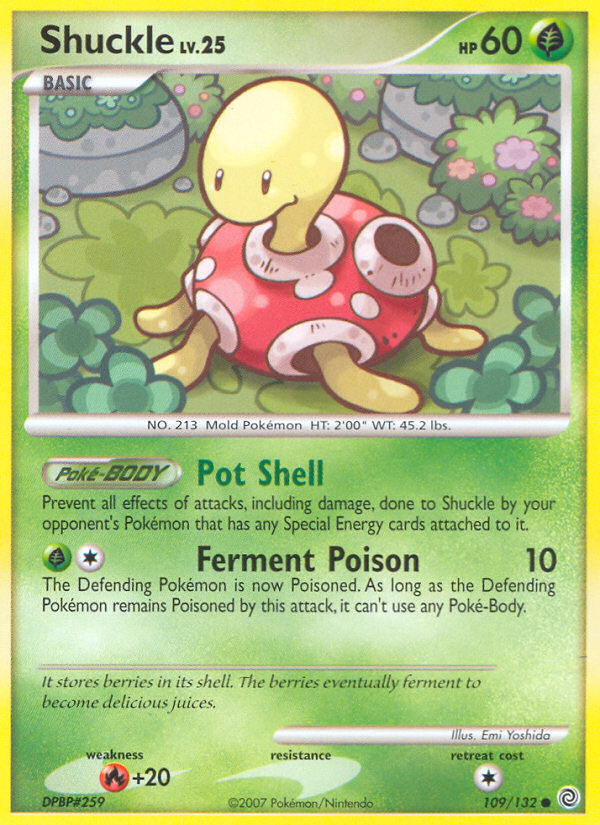 Shuckle (109/132) [Diamond & Pearl: Secret Wonders] | Eastridge Sports Cards & Games