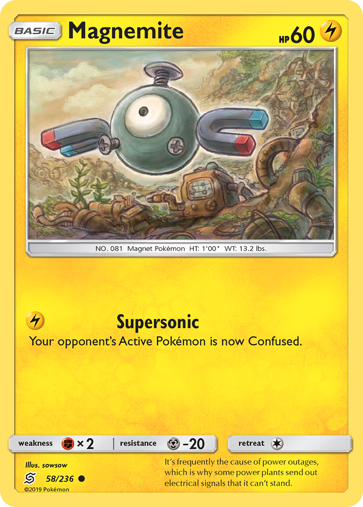 Magnemite (58/236) [Sun & Moon: Unified Minds] | Eastridge Sports Cards & Games