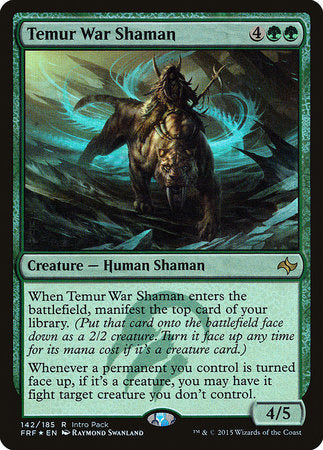 Temur War Shaman [Fate Reforged Promos] | Eastridge Sports Cards & Games