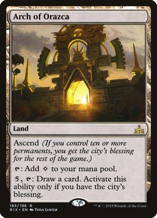 Arch of Orazca [Rivals of Ixalan] | Eastridge Sports Cards & Games