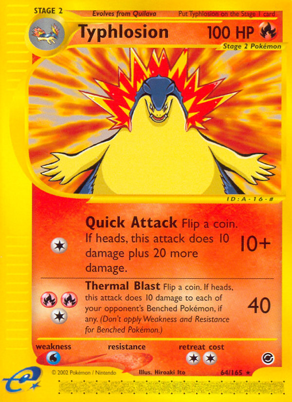 Typhlosion (64/165) [Expedition: Base Set] | Eastridge Sports Cards & Games