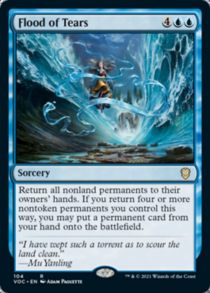 Flood of Tears [Innistrad: Crimson Vow Commander] | Eastridge Sports Cards & Games