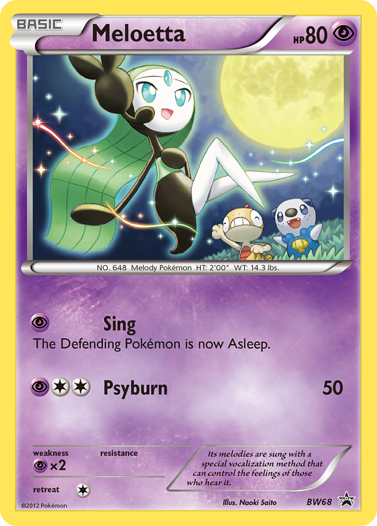 Meloetta (BW68) [Black & White: Black Star Promos] | Eastridge Sports Cards & Games