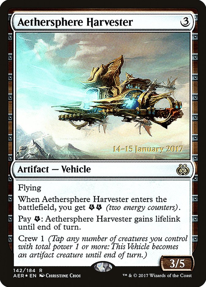 Aethersphere Harvester  [Aether Revolt Prerelease Promos] | Eastridge Sports Cards & Games