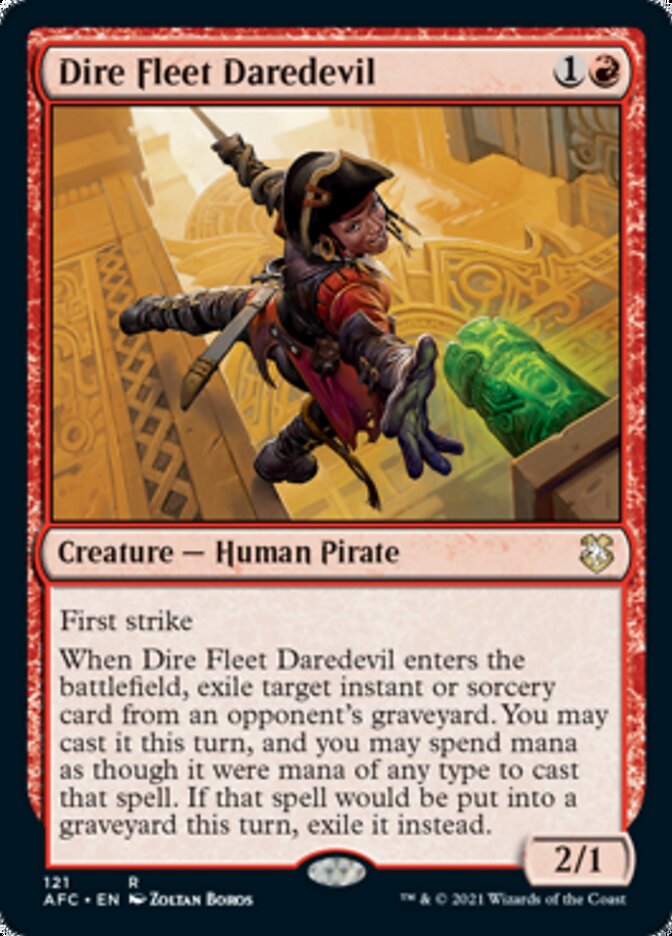 Dire Fleet Daredevil [Dungeons & Dragons: Adventures in the Forgotten Realms Commander] | Eastridge Sports Cards & Games