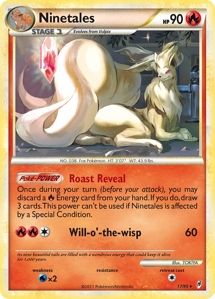 Ninetales (17/95) (Theme Deck Exclusive) [HeartGold & SoulSilver: Call of Legends] | Eastridge Sports Cards & Games