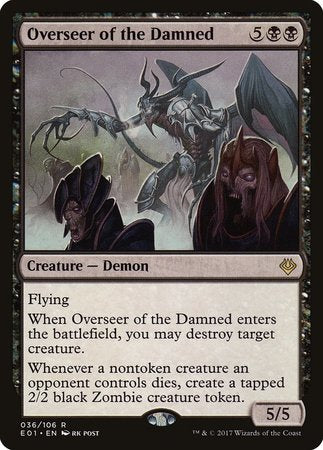 Overseer of the Damned [Archenemy: Nicol Bolas] | Eastridge Sports Cards & Games