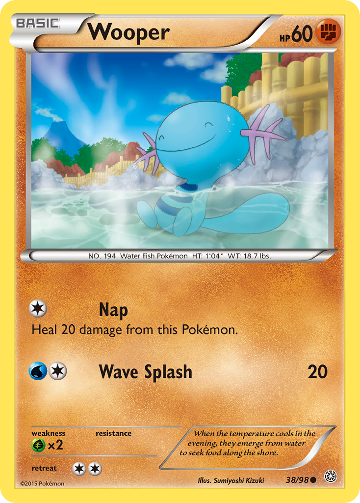 Wooper (38/98) [XY: Ancient Origins] | Eastridge Sports Cards & Games