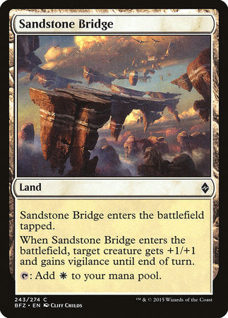 Sandstone Bridge [Battle for Zendikar] | Eastridge Sports Cards & Games