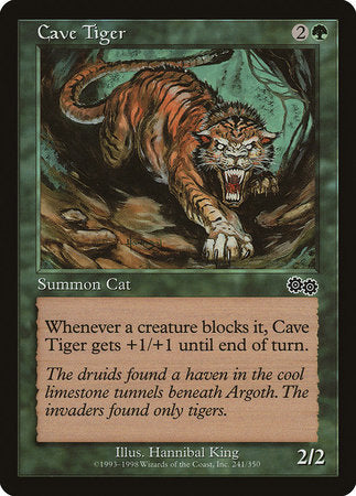 Cave Tiger [Urza's Saga] | Eastridge Sports Cards & Games