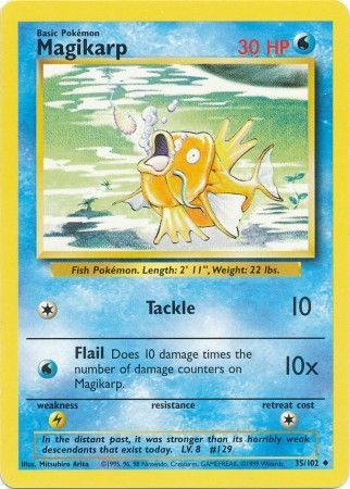 Magikarp (35/102) [Base Set Unlimited] | Eastridge Sports Cards & Games