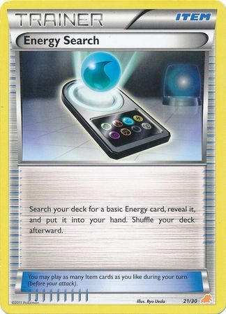 Energy Search (21/30) [Black & White: Trainer Kit - Excadrill] | Eastridge Sports Cards & Games