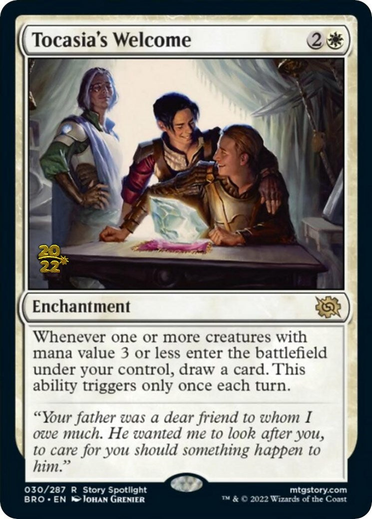 Tocasia's Welcome [The Brothers' War: Prerelease Promos] | Eastridge Sports Cards & Games