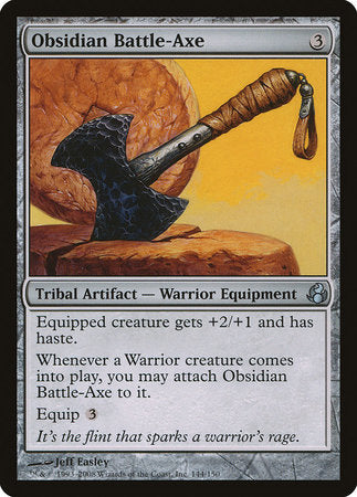 Obsidian Battle-Axe [Morningtide] | Eastridge Sports Cards & Games