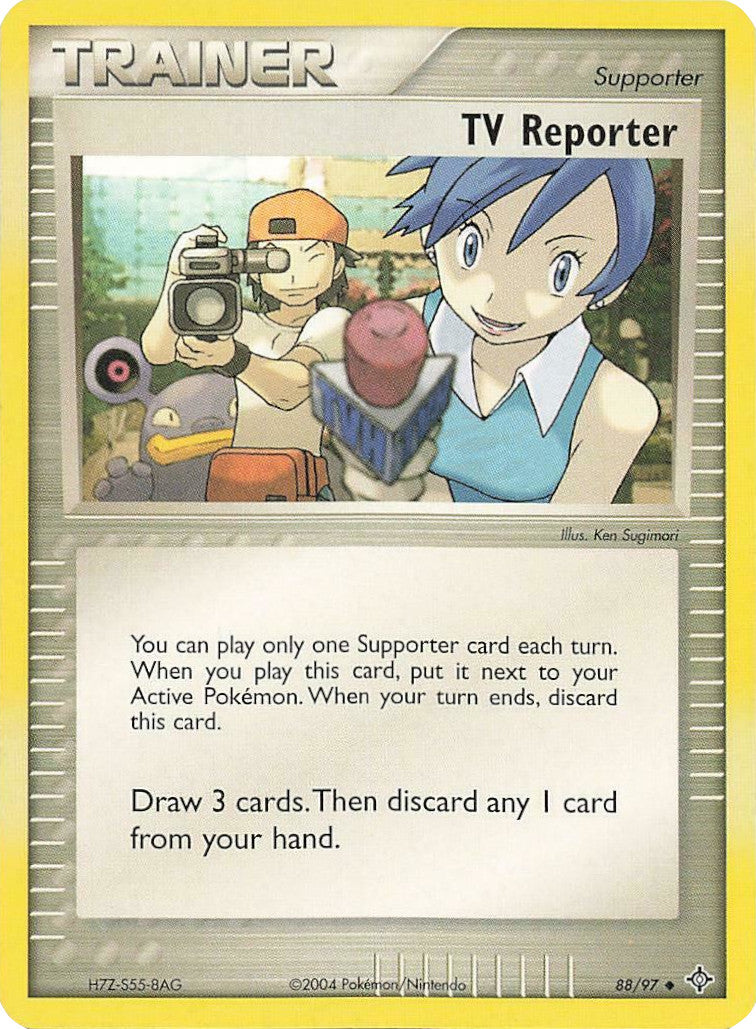 TV Reporter (88/97) [EX: Battle Stadium] | Eastridge Sports Cards & Games