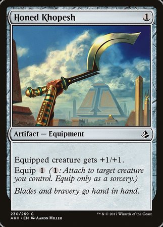 Honed Khopesh [Amonkhet] | Eastridge Sports Cards & Games