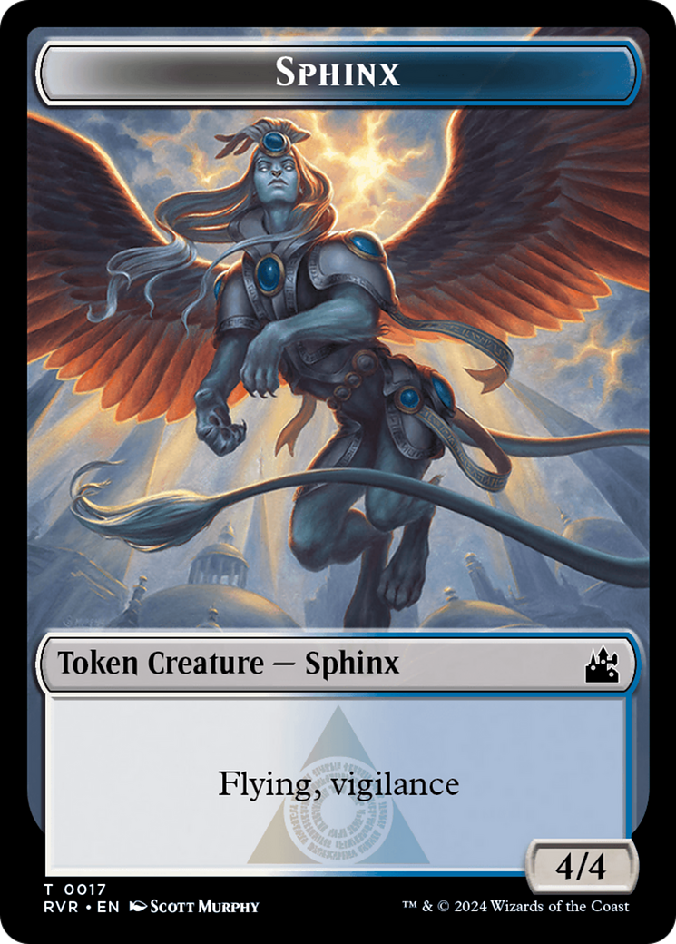 Sphinx Token [Ravnica Remastered Tokens] | Eastridge Sports Cards & Games