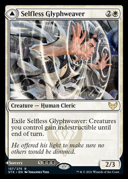 Selfless Glyphweaver // Deadly Vanity [Strixhaven: School of Mages] | Eastridge Sports Cards & Games