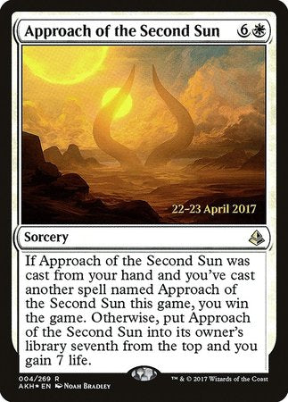 Approach of the Second Sun [Amonkhet Promos] | Eastridge Sports Cards & Games