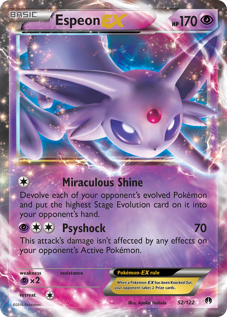 Espeon EX (52/122) [XY: BREAKpoint] | Eastridge Sports Cards & Games