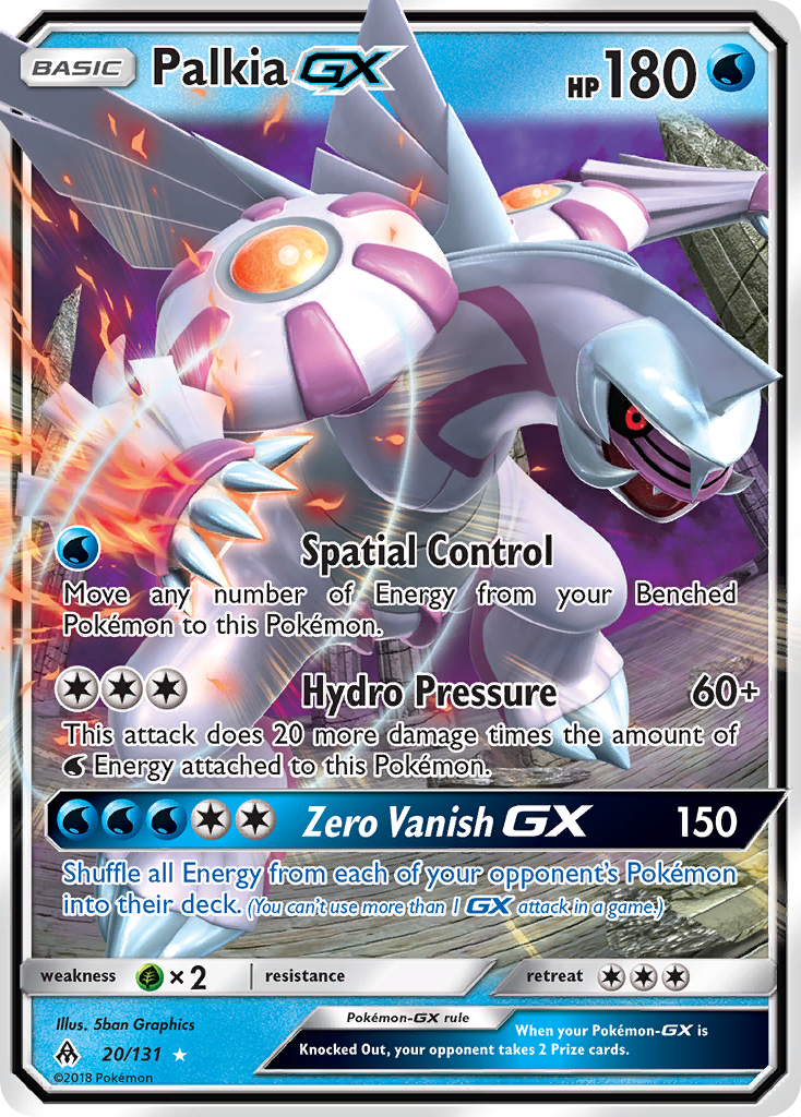 Palkia GX (20/131) [Sun & Moon: Forbidden Light] | Eastridge Sports Cards & Games